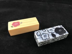 箸置きセット（木・石）